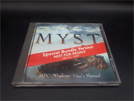 MYST - SPECIAL BUNDLE VERSION - PC