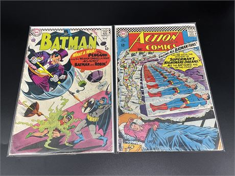 BATMAN #190 / ACTION COMICS #344