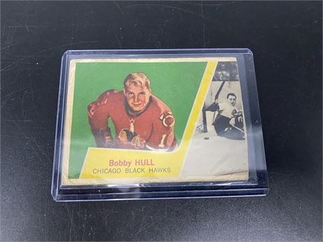 1963-64 BOBBY HULL CARD (poor condition)
