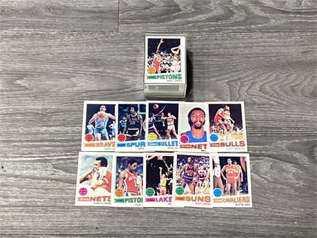 (100) 1977 TOPPS NBA CARDS - MINT - SOME DUPLICATES