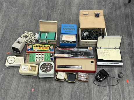 LOT OF VINTAGE PRODUCT - SOME W/BOX