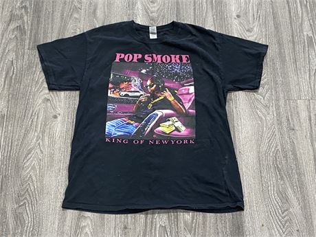 POP SMOKE KING OF NEW YORK T-SHIRT - SIZE L