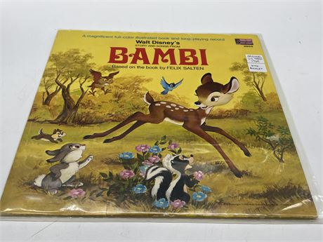 1969 ORIGINAL US PRESS BAMBI SOUNDTRACK W/BOOKLET - EXCELLENT (E)