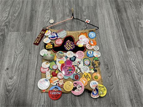 VINTAGE BUTTONS / PINS