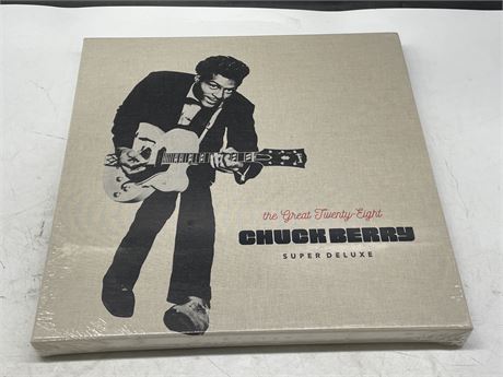 SEALED THE GREAT TWENTY-EIGHT CHUCK BERRY SUPER DELUXE 4LP BOX SET