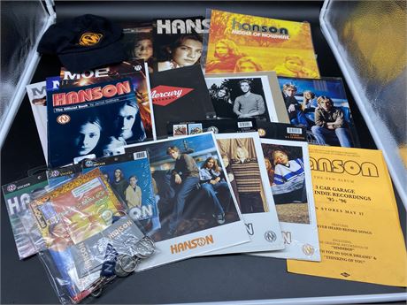 LOT OF HANSON COLLECTABLES