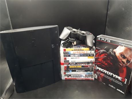 PS3 SUPER SLIM CONSOLE WITH GAMES