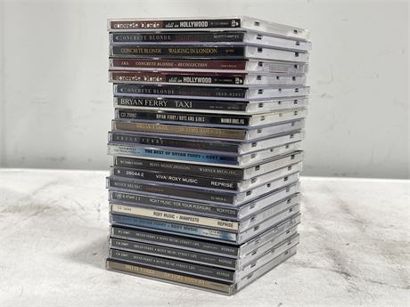 20+ CONCRETE BLONDE + ROXY MUSIC CDS