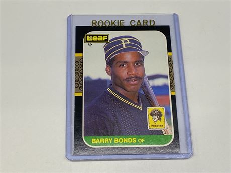 ROOKIE BARRY BONDS