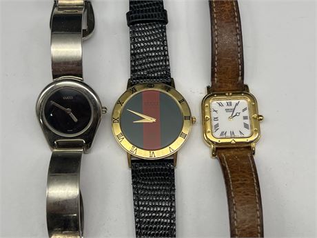 3 ESTATE WATCHES - UNAUTHENTICATED