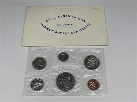 ROYAL CANADIAN MINT 1971 UNCIRCULATED COIN SET