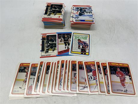 150+ GRETZKY CARDS & VINTAGE RED ARMY CARDS