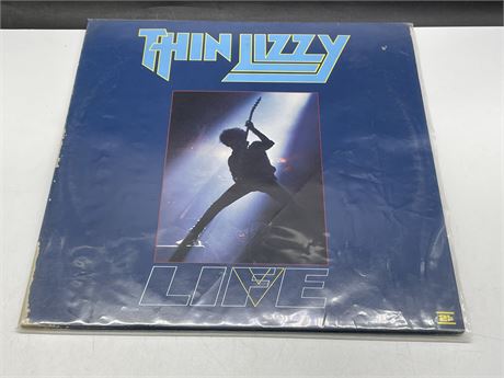 THIN LIZZY - LIVE 2LP - EXCELLENT (E)