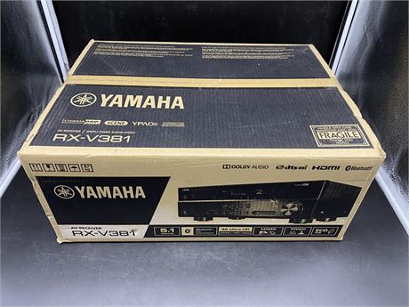 YAMAHA AV RECEIVER (RX-V381, Like new)