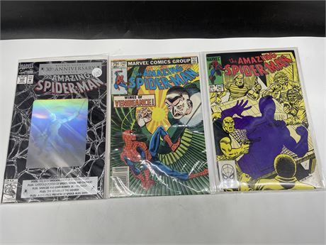 THE AMAZING SPIDER-MAN #365 HOLOGRAPHIC COVER + #240 & #247