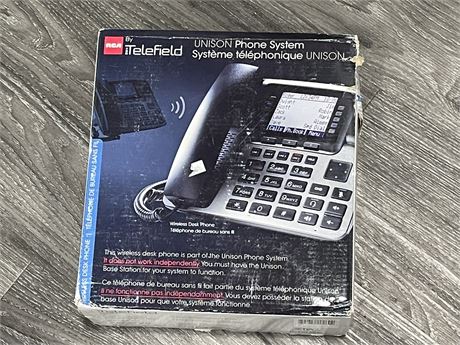RCA TELEFIELD PHONE SYSTEM IN BOX