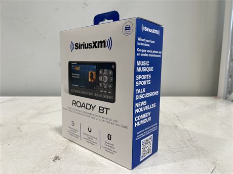 NEW OPEN BOX SIRIUS XM ROADY BT SATELLITE RADIO
