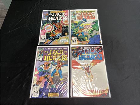 THE JACK OF HEARTS #1-4