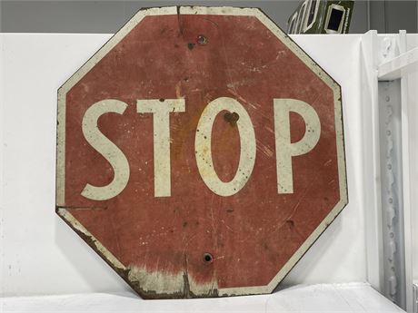 METAL STOP SIGN (24”x24”)