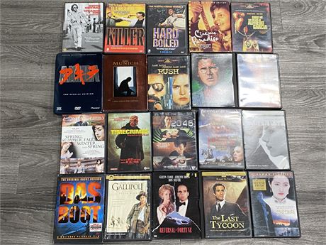 20 MISC OUT OF PRINT DVDS