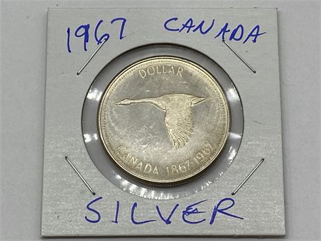 1967 CDN SILVER DOLLAR