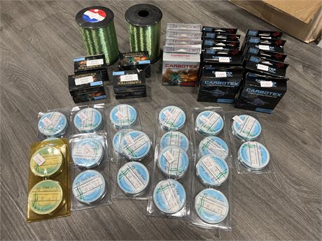LOT OF NEW FISHING LINE