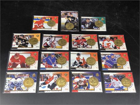 15 PINNACLE MINT COLLECTION NHL CARDS
