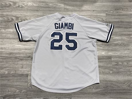 JASON GIAMBI NEW YORK YANKEES JERSEY (EXCELLENT CONDITION)