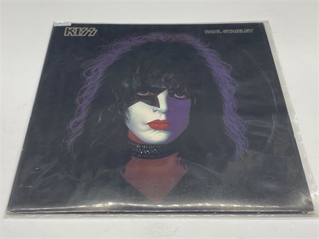 KISS - PAUL STANLEY W/POSTER & INSERTS - EXCELLENT (E)