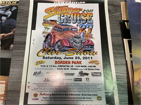 3 CAR-SHOW POSTERS