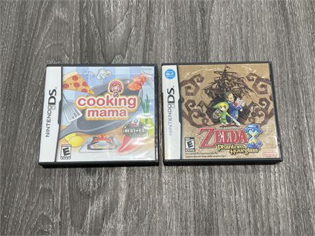 2 DS GAMES - EXCELLENT CONDITION W/ INSTRUCTIONS