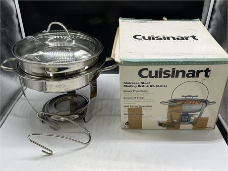 CUISINART STAINLESS STEEL CHAFING DISH 4QT
