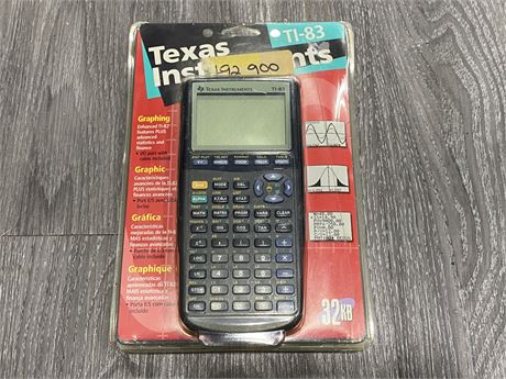NEW SEALED VINTAGE TEXAS INSTRUMENTS TI-83 CALCULATOR