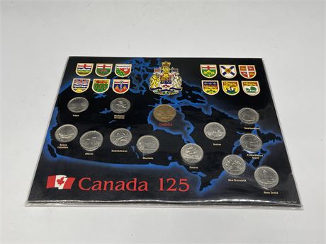 UNCIRCULATED CANADIAN 1867-1992 COIN SET