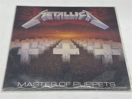 RARE METALLICA - MASTER OF PUPPETS - VG (slightly scratched)