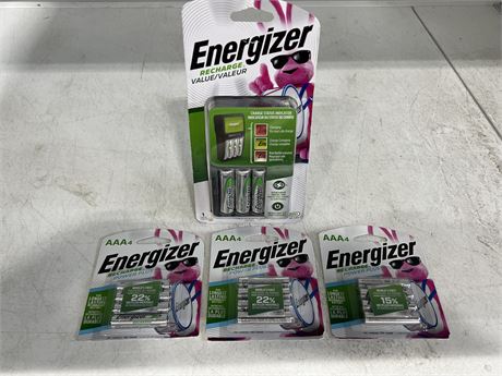 (NEW) ENERGIZER RECHARGE W/BATTERIES