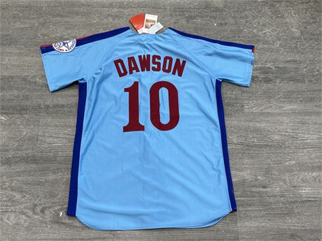 NWT DAWSON MONTREAL EXPOS ALL STAR GAME JERSEY SIZE 2XL