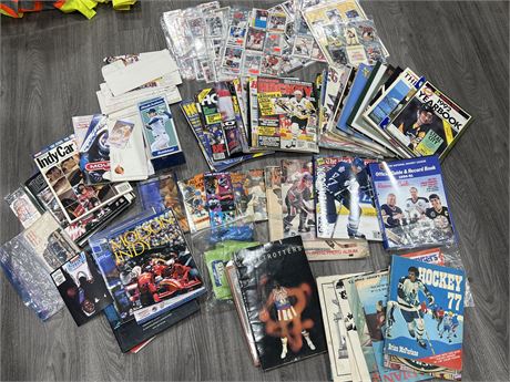 LARGE LOT OF SPORTS COLLECTABLES - MOSTLY HOCKEY