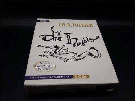 RARE - J.R.R. TOLKIEN - HOBBIT - 5 CD BBC RADIO DRAMA (E) EXCELLENT CONDITION