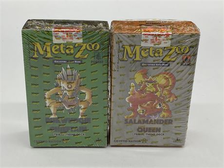 2 SEALED 1ST EDITION METAZOO CRYPTID NATION STARTER BOXES