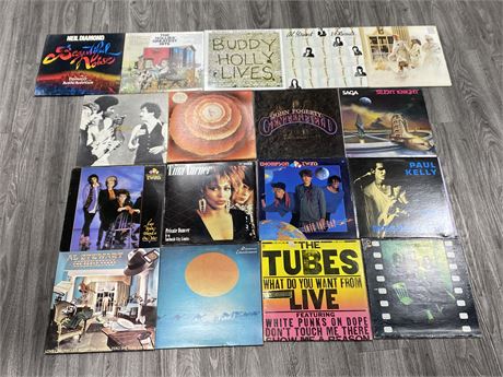 18 MISC RECORDS - MAJORITY SCRATCHED / SLIGHTLY SCRATCHED