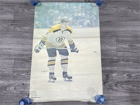 EARLY BOBBY ORR POSTER (24”X36”)