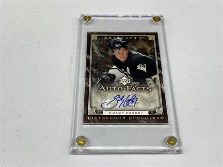 2006/07 CROSBY AUTOGRAPHED UD ARTIFACTS CARD