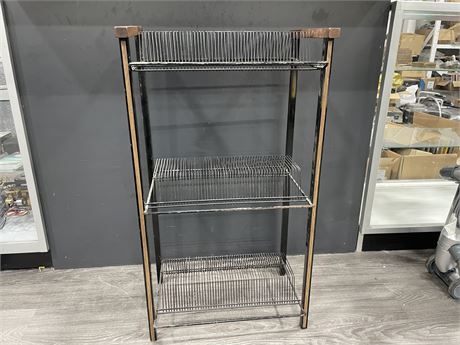 MCM 3 TIER RECORD STAND 19”x13”x34”