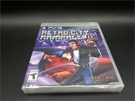 SEALED - RETRO CITY RAMPAGE DX - PS3