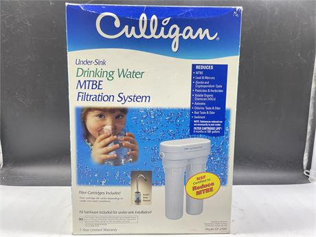 CULLIGAN UNDER-SINK DRINKING WATER FILTRATION SYSTEM