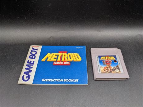 METROID II - WITH MANUAL - EXCELLENT CONDITION - GAMEBOY