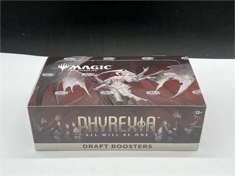 SEALED MAGIC THE GATHERING PHYREXIA - ALL WILL BE ONE - DRAFT BOX