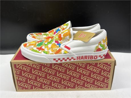 NEW VANS CLASSIC SLIP-O HARIBO CHECKERBOARD SHOES - SIZE 9.5