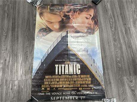 2 PROMOTIONAL MOVIE POSTERS 1998 - “TITANIC” & “BLUES BROS 2000” - 40”x27”